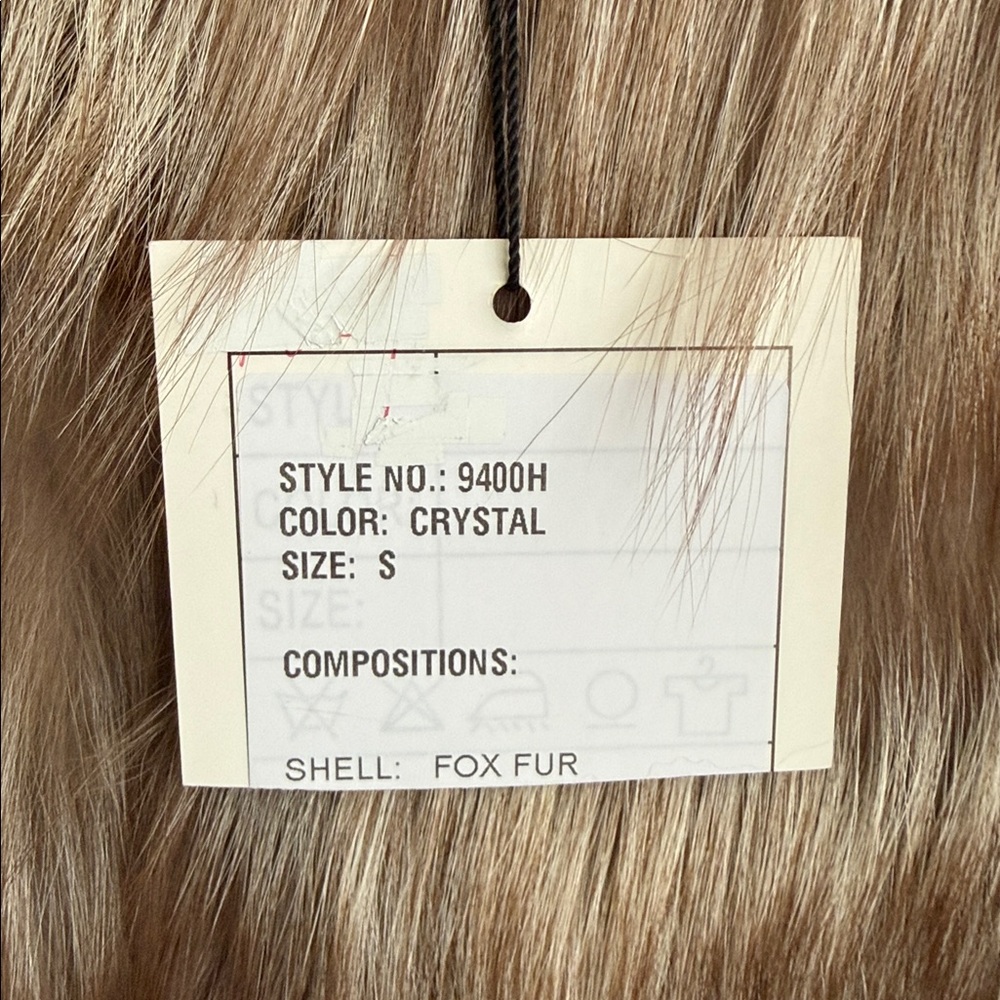 Bugatelli Women's Luxurious Tan Fox Jacket bNWT size small - Picture 2 of 7